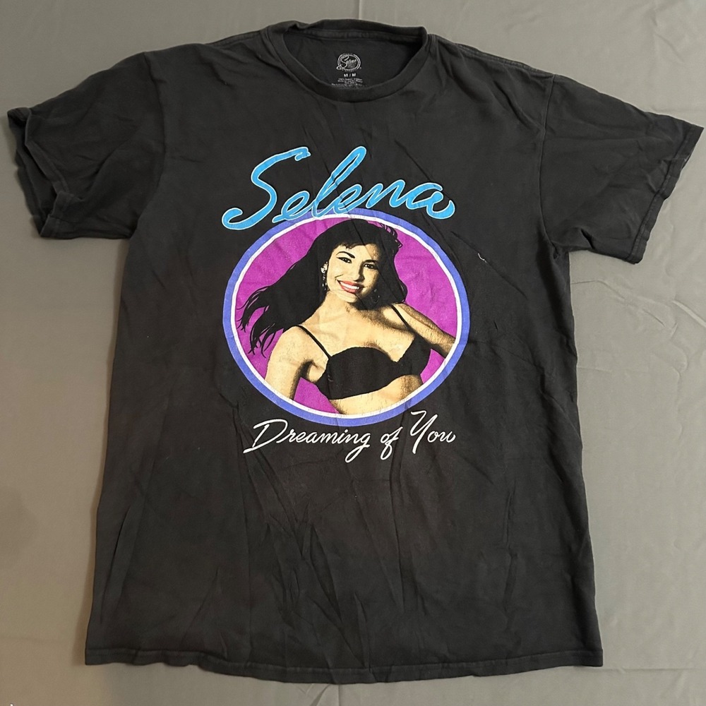 Selena Quintanilla Limited Dreaming of You Black Merch T-Shirt Tee M Classic 90s